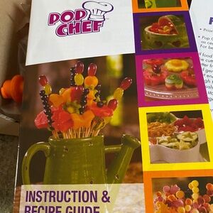 POD CHEF kit for making Fruit Flowers and other decorative and fancy foods, NWOT
